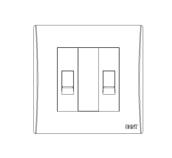 Prise G NEW3-V20500, double prise pour câble de données à 8 conducteurs (CAT5e)